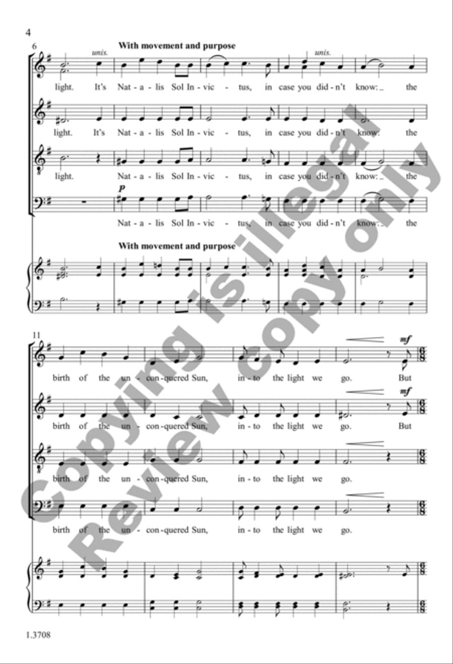 Solstice Song Solstice Song SSATB scores gallery preview page 4