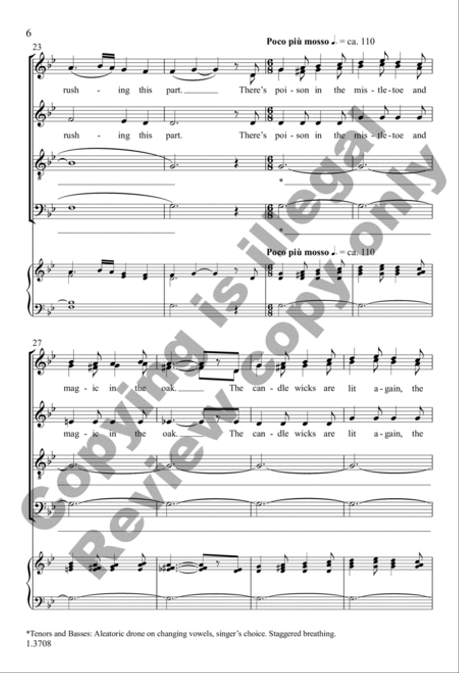 Solstice Song Solstice Song SSATB scores gallery preview page 6