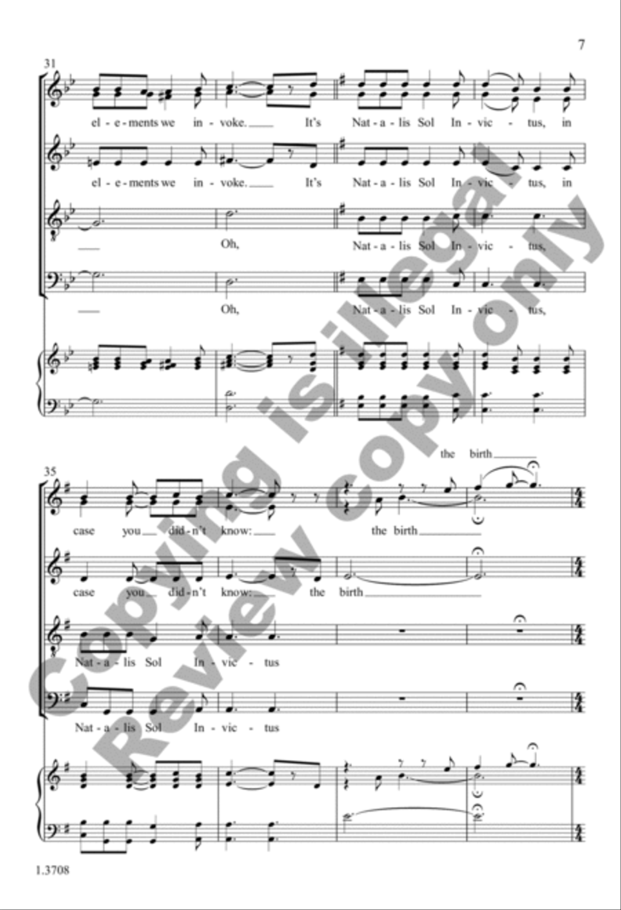 Solstice Song Solstice Song SSATB scores gallery preview page 7
