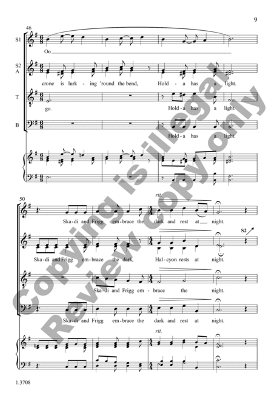 Solstice Song Solstice Song SSATB scores gallery preview page 9