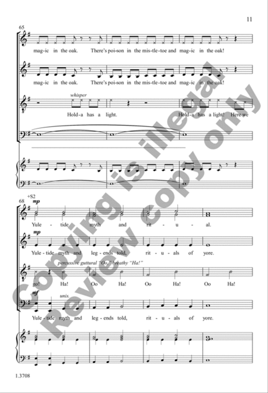 Solstice Song Solstice Song SSATB scores gallery preview page 11