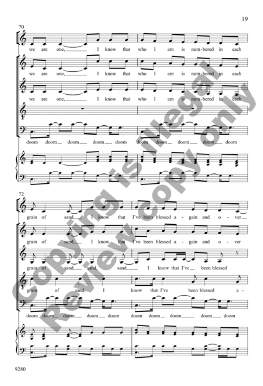 Wanting Memories Wanting Memories 4-Part scores gallery preview page 19