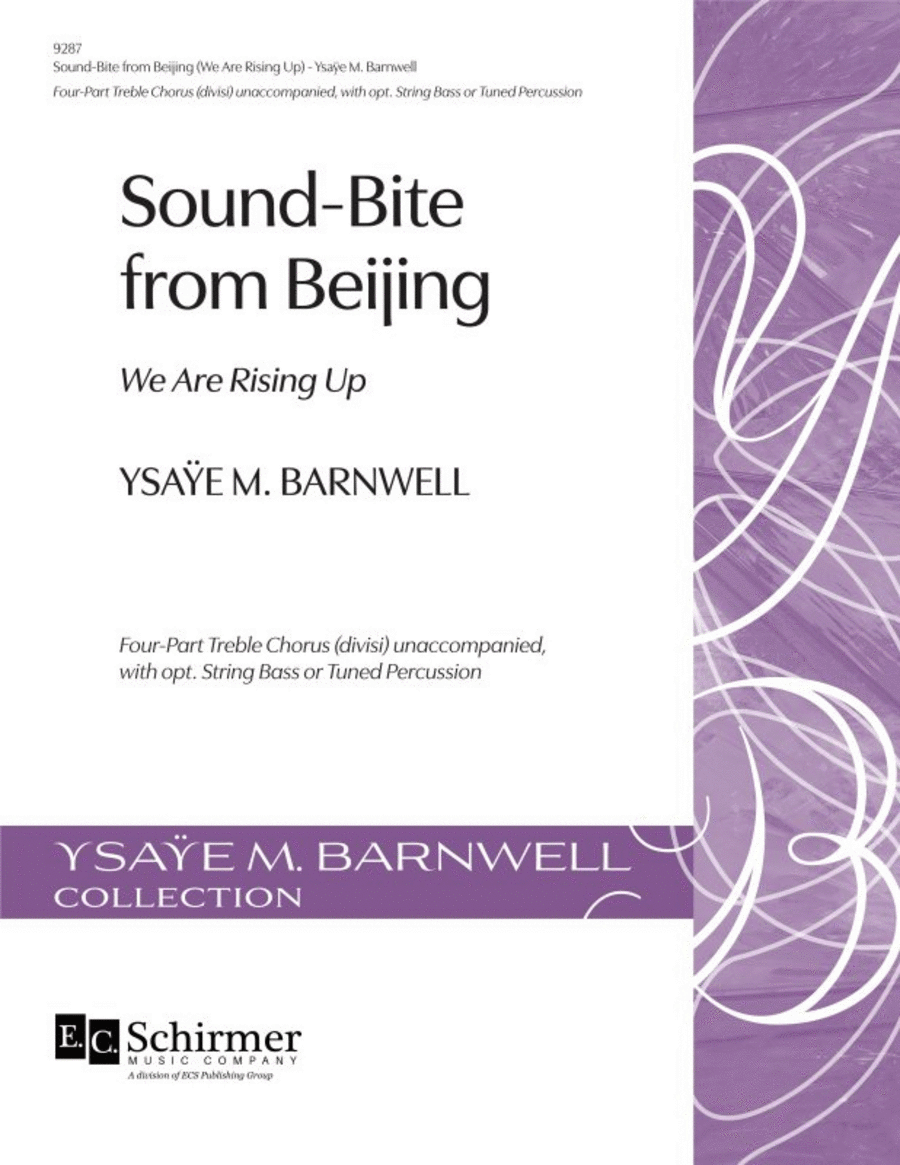 Sound-Bite from Beijing Sound-Bite from Beijing Divisi scores gallery preview page 1
