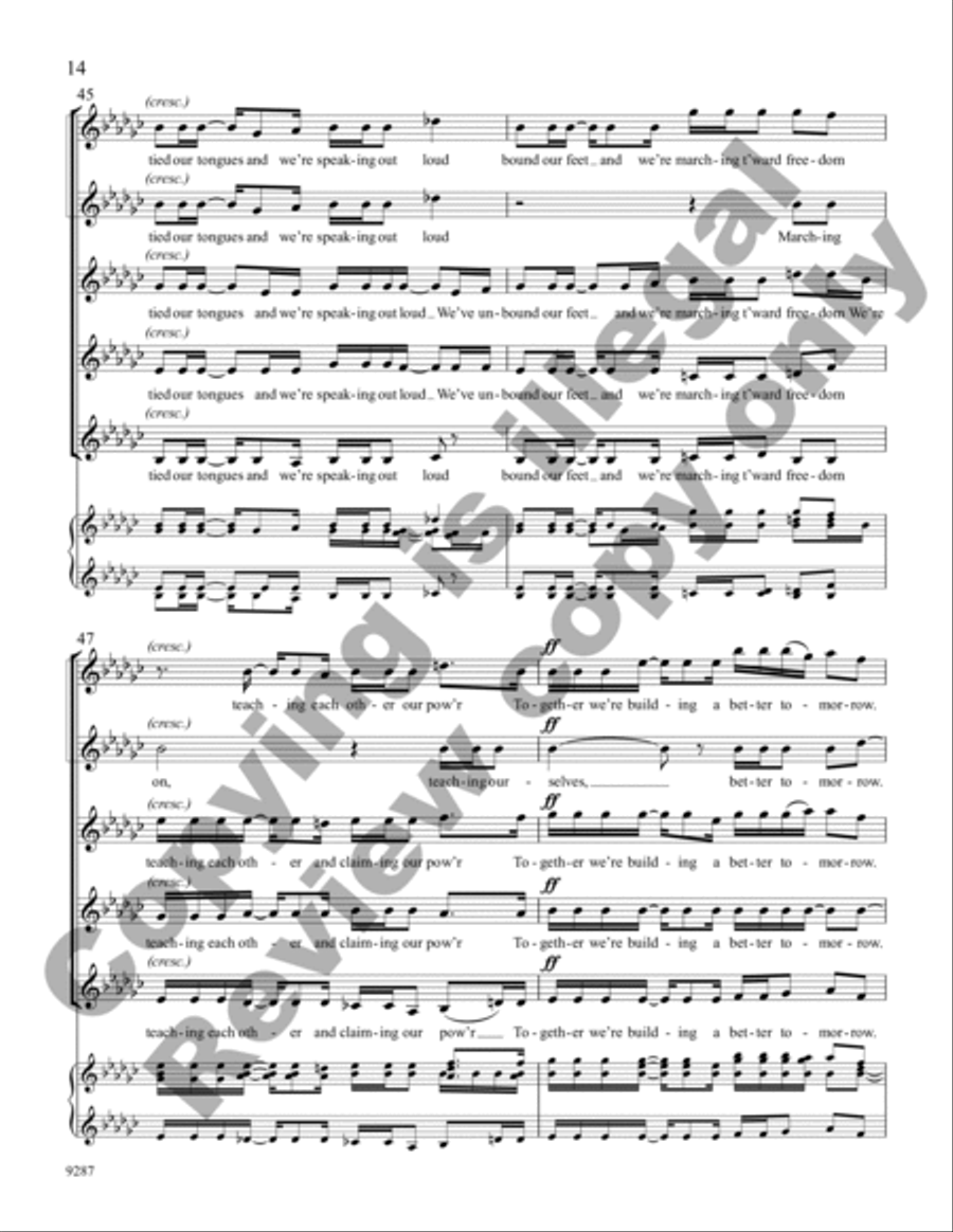 Sound-Bite from Beijing Sound-Bite from Beijing Divisi scores gallery preview page 14