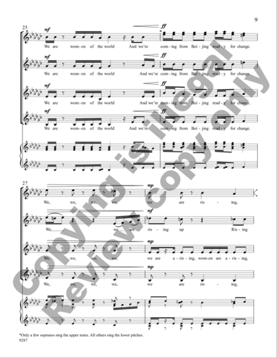 Sound-Bite from Beijing Sound-Bite from Beijing Divisi scores gallery preview page 9