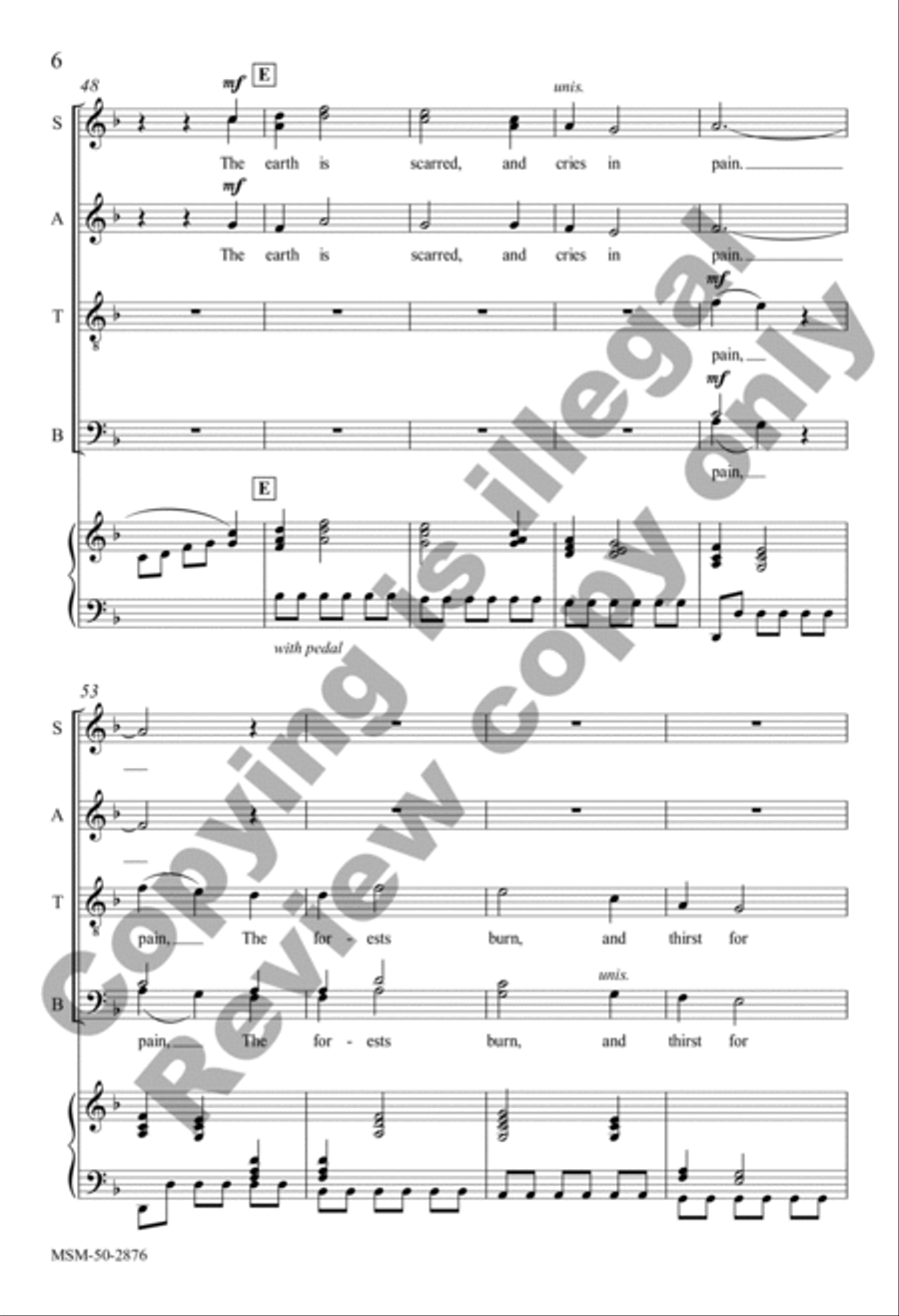 The Ends of the Earth The Ends of the Earth Divisi scores gallery preview page 6