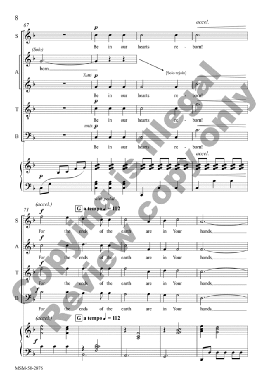 The Ends of the Earth The Ends of the Earth Divisi scores gallery preview page 8