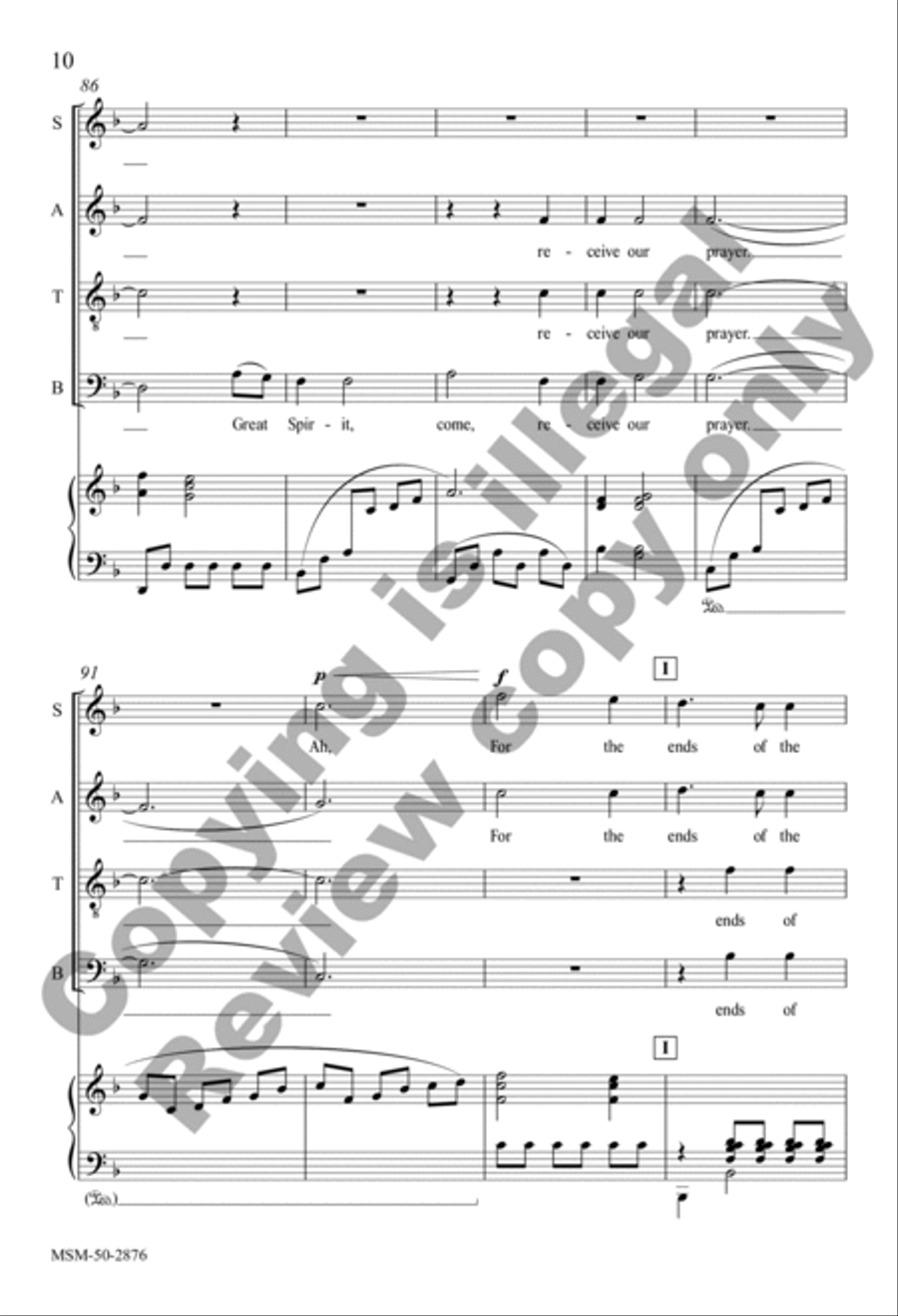 The Ends of the Earth The Ends of the Earth Divisi scores gallery preview page 10