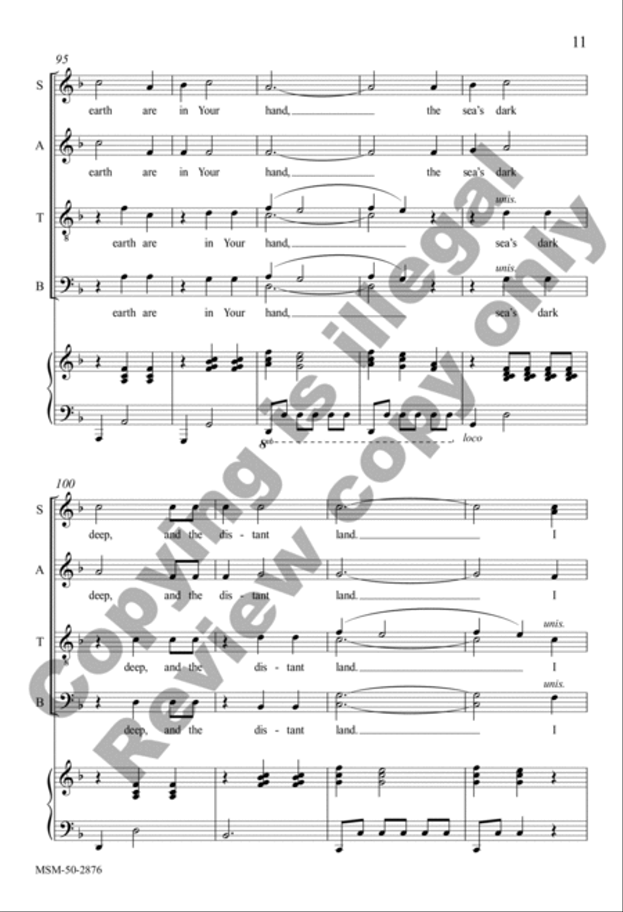 The Ends of the Earth The Ends of the Earth Divisi scores gallery preview page 11