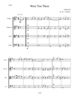 Were You There (String Quartet) mini preview