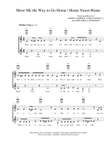 Show Me the Way to Go Home / Home Sweet Home (Partner Song Simplified Version)