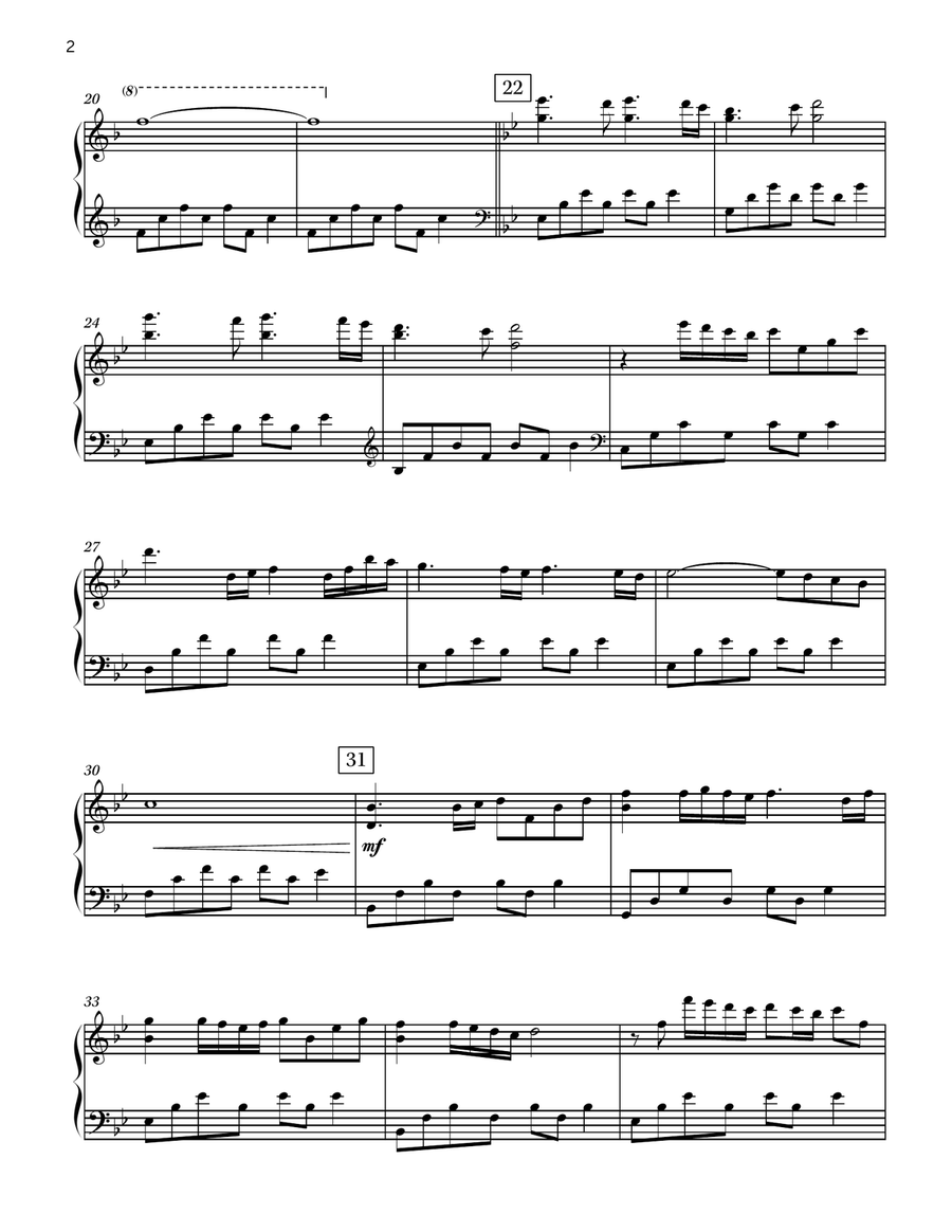 Holy, Holy, Holy (NICAEA) - new age piano Piano Solo scores gallery preview page 2