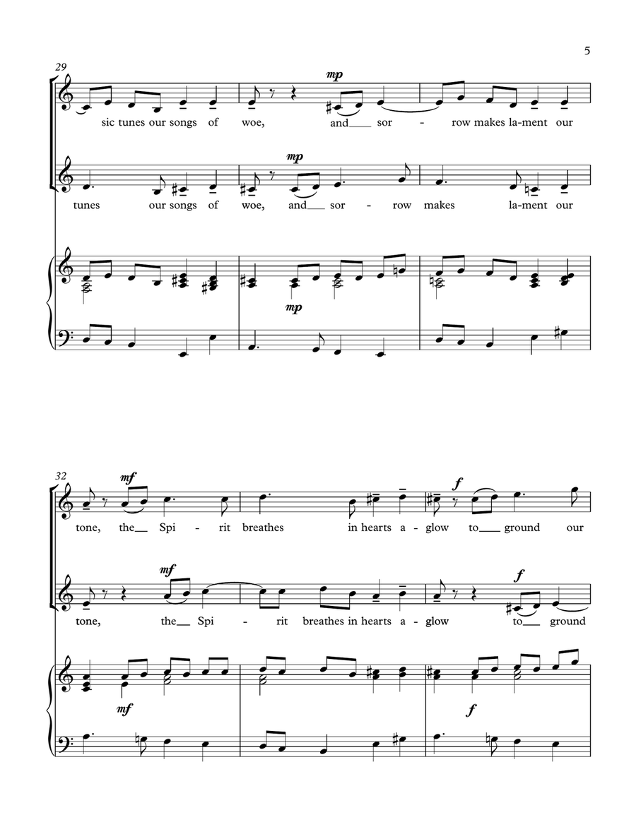Praise the Lord (SA Version) SA scores gallery preview page 5