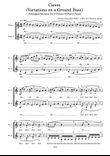 Canon (Variations on a Ground Bass)