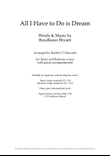 All I Have To Do Is Dream