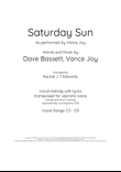 Saturday Sun