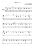 Ode to Joy Easy Piano for Beginners (with finger numbers)