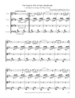 Four Songs by Felix and Fanny Mendelssohn