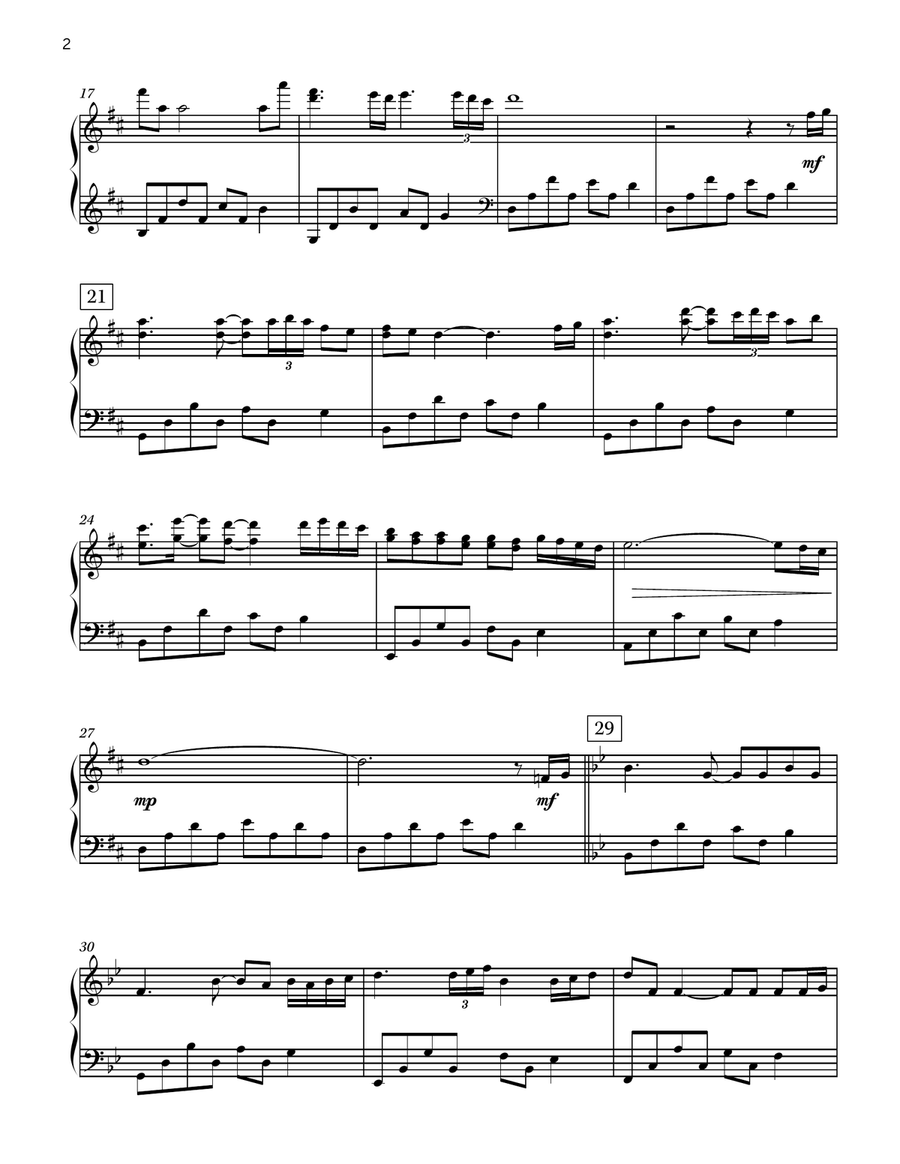 How Firm a Foundation (new age piano) How Firm a Foundation (new age piano) Piano Solo scores gallery preview page 2