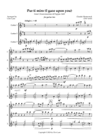 Pur ti miro (Monteverdi) for guitar trio Guitar Ensemble scores gallery preview page 3