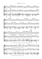 Pur ti miro (Monteverdi) for guitar trio Guitar Ensemble scores gallery preview page 5