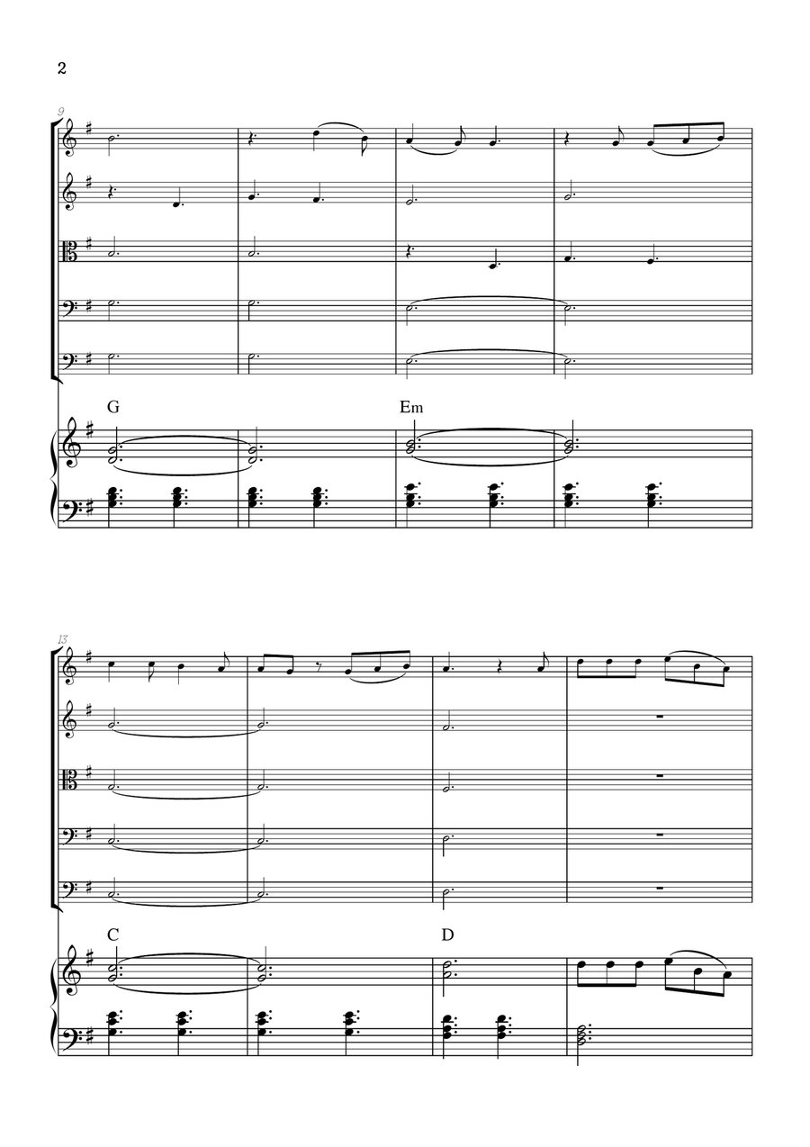 Perfect String Orchestra scores gallery preview page 2