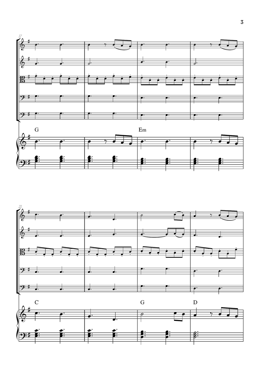 Perfect String Orchestra scores gallery preview page 3