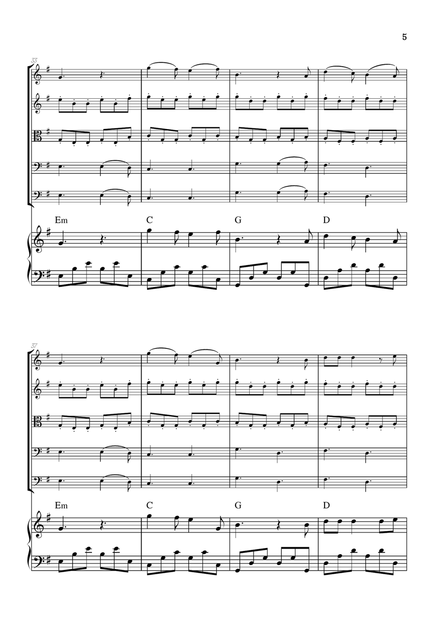 Perfect String Orchestra scores gallery preview page 5