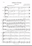 Anthem of Europe - Ode to Joy from Beethoven's 9th Symphony - String Quartet