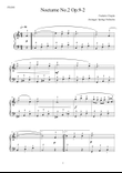 Nocturne No.2 Op 92 Easy Piano for Beginners (with finger numbers)