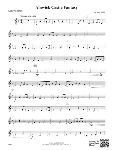 Alnwick Castle Fantasy: 2nd B-flat Trumpet