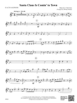 Santa Claus Is Comin' to Town: E-flat Alto Saxophone mini preview