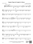 Santa Claus Is Comin' to Town: 2nd B-flat Clarinet mini preview