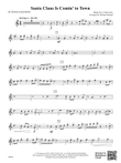 Santa Claus Is Comin' to Town: B-flat Tenor Saxophone mini preview