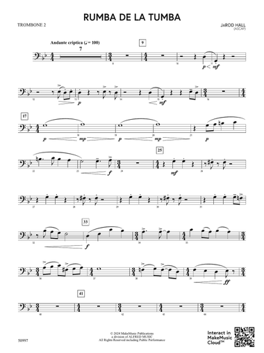Rumba de la Tumba: 2nd Trombone