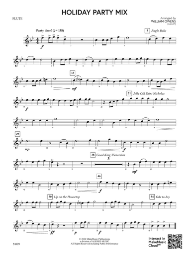 Holiday Party Mix: Flute