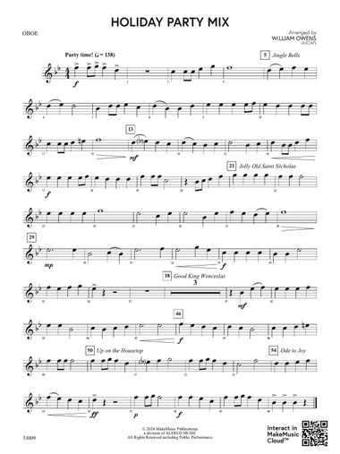 Holiday Party Mix: Oboe