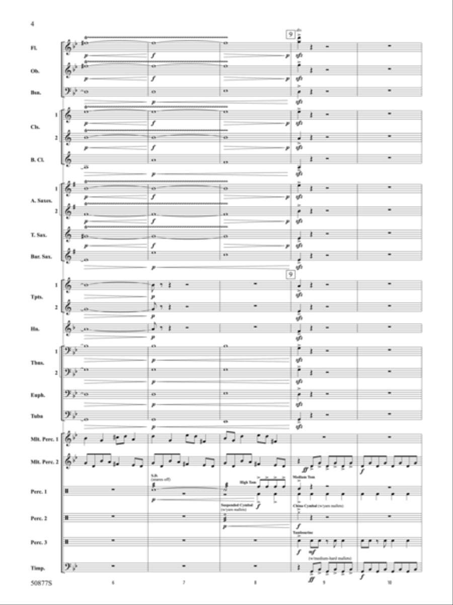 Soothsayer: Score Soothsayer: Score Concert Band scores gallery preview page 4