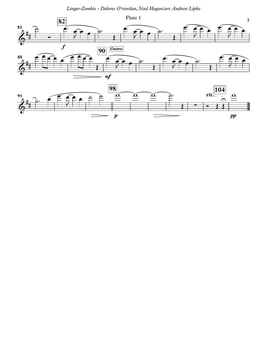 Linger Linger Full Orchestra scores gallery preview page 3