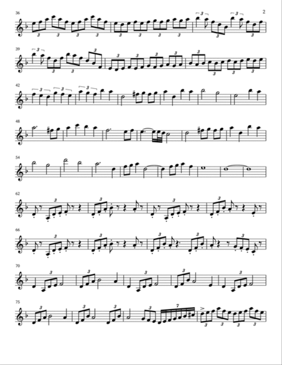Eye Of The Untold Her Violin Solo scores gallery preview page 2