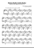 Kleine Studie (Little Study) - Album für die Jugend, Op. 68 N° 14