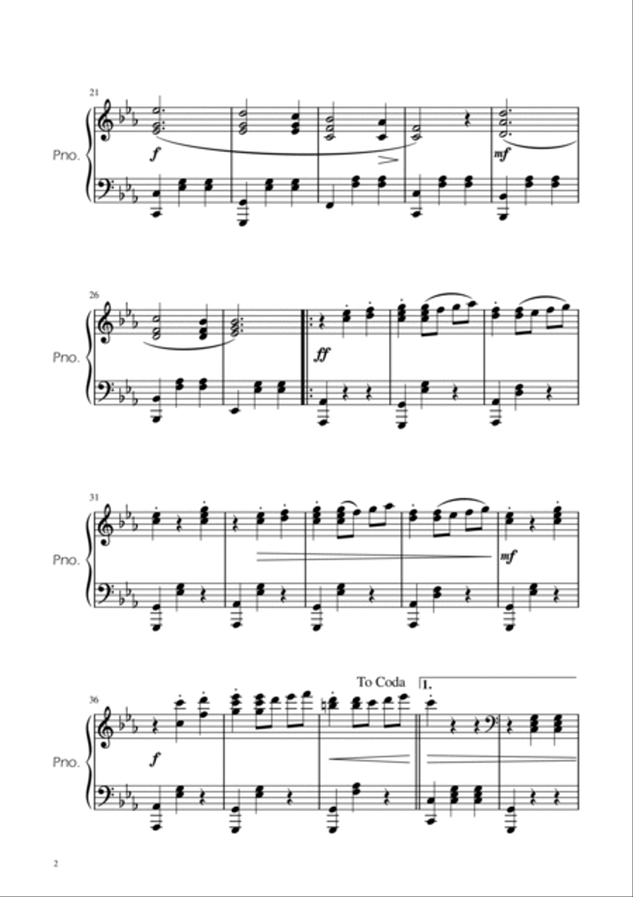 Dmitri Shostakovich - Second Waltz - Piano Piano Solo scores gallery preview page 2
