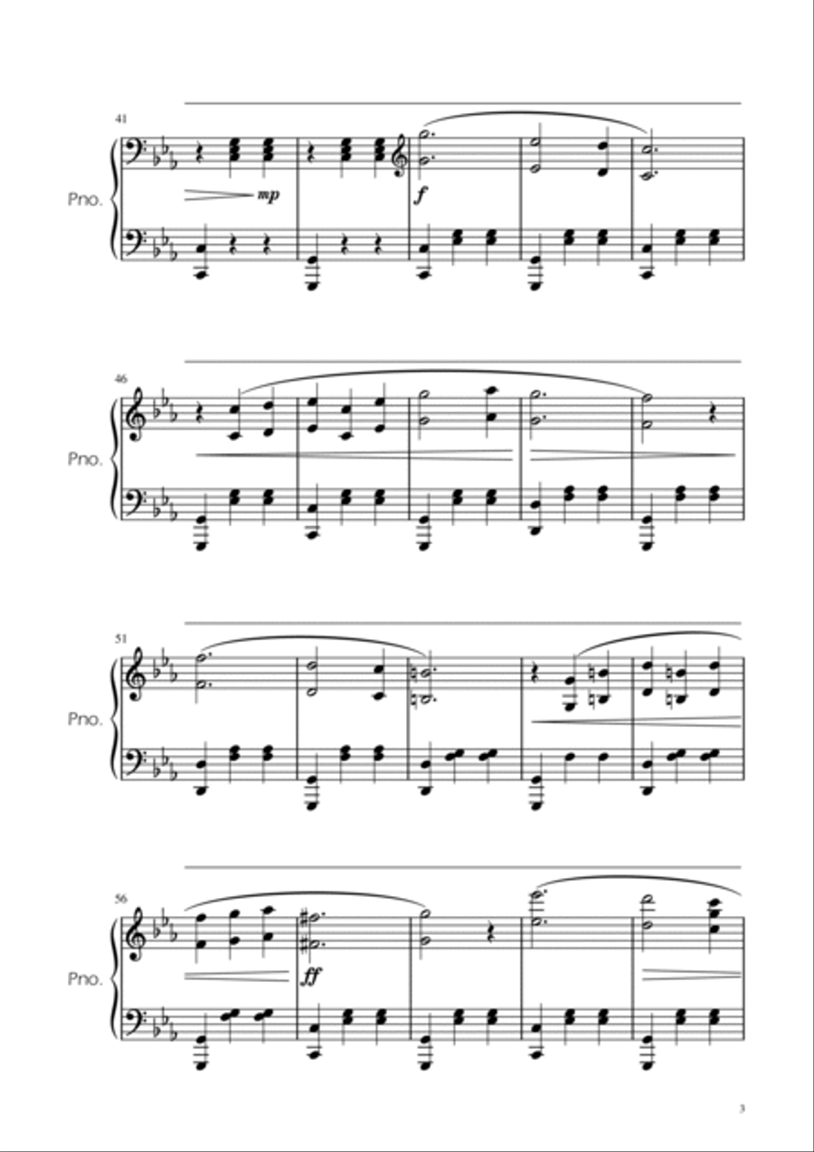 Dmitri Shostakovich - Second Waltz - Piano Piano Solo scores gallery preview page 3