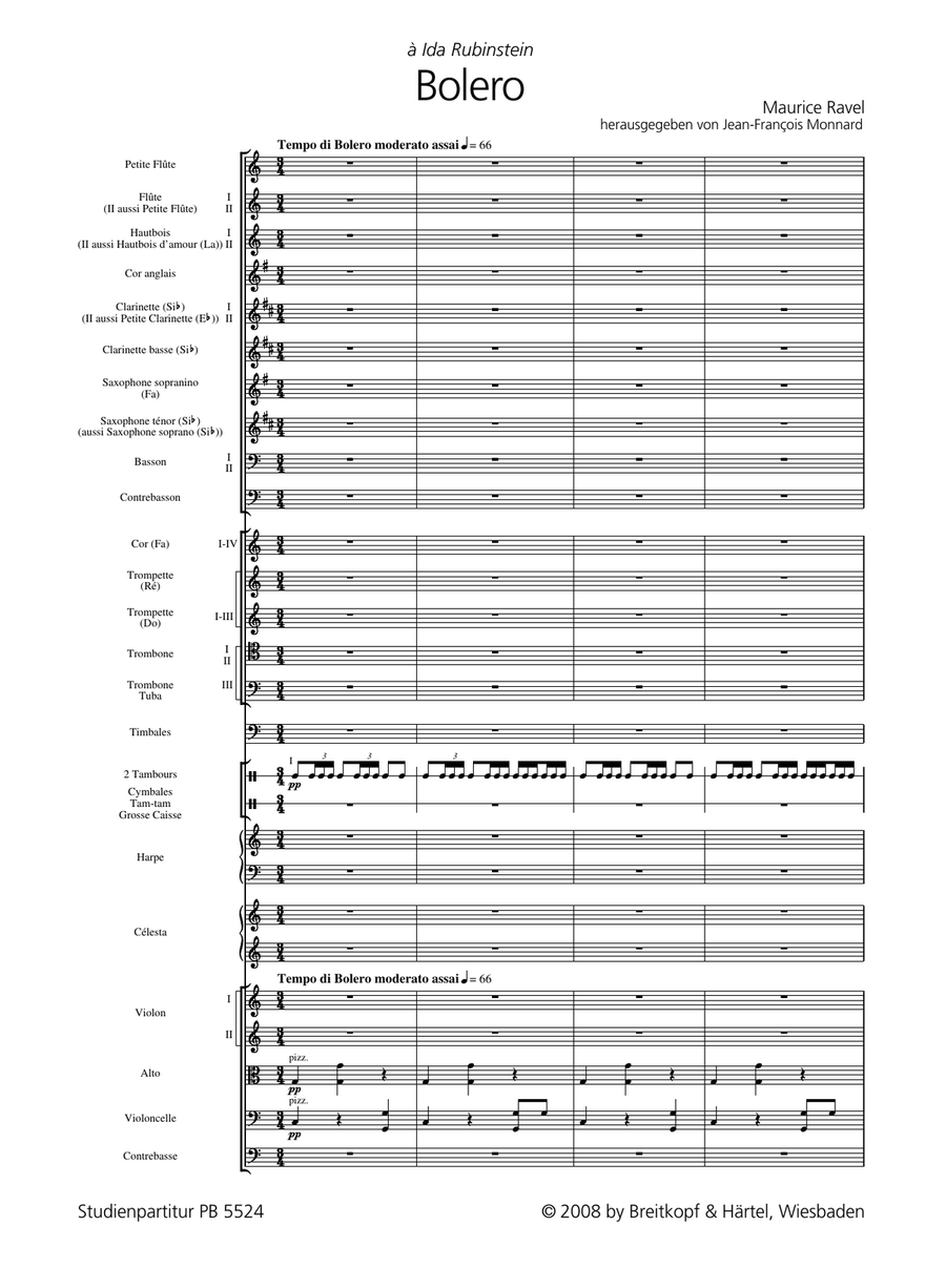 Bolero Bolero Orchestra scores gallery preview page 2