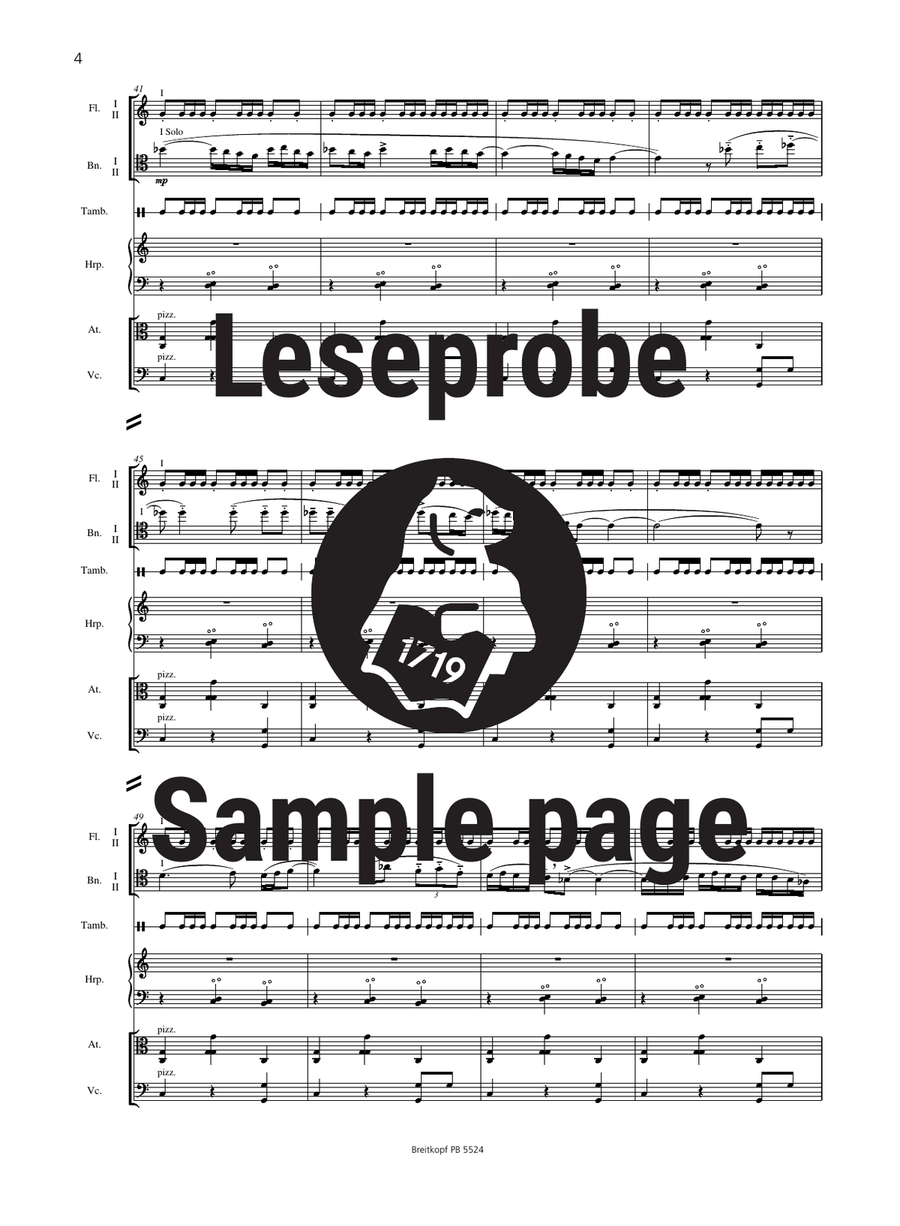Bolero Bolero Orchestra scores gallery preview page 5