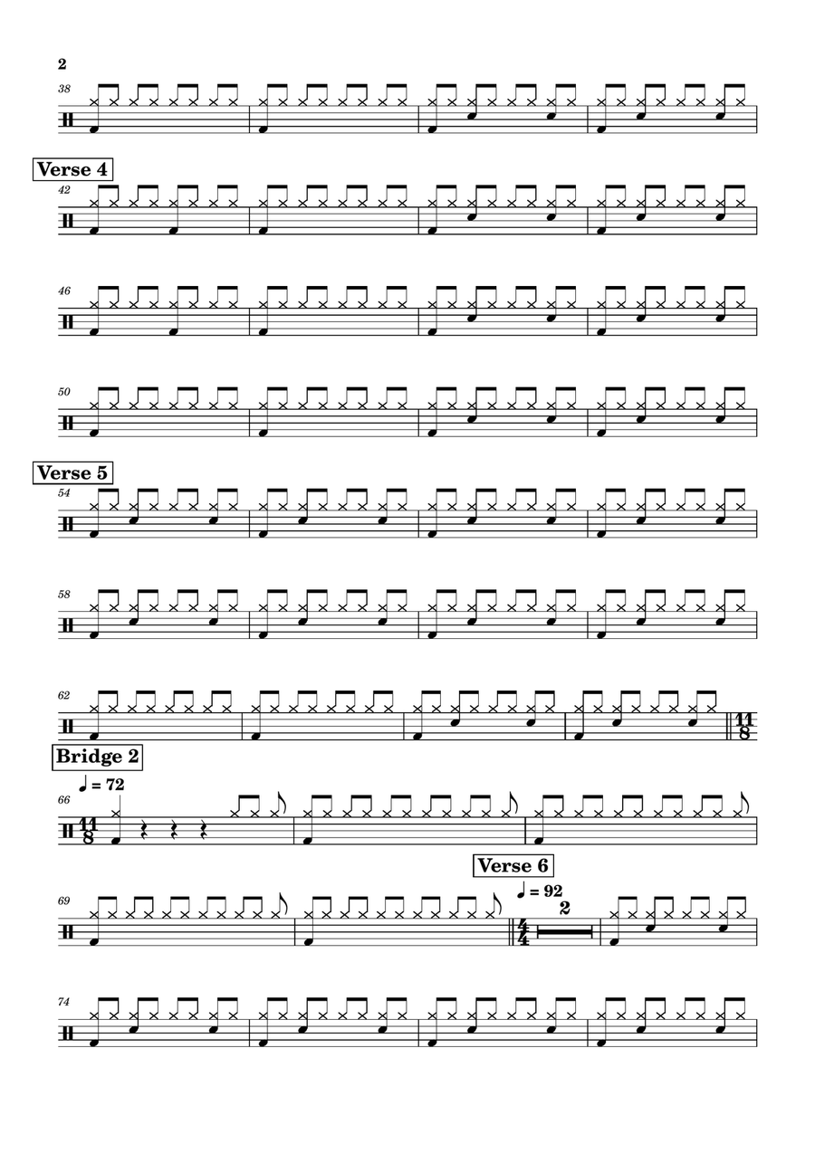 Take, Take, Take Take, Take, Take Drum Set scores gallery preview page 2