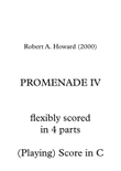 Promenade IV (Flexibly Scored) - Score Only