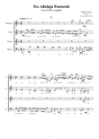 Tre Alleluja Pastorali per Coro SATB a cappella