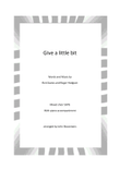Give A Little Bit