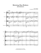 Morning Has Broken String Quartet scores gallery preview page 3